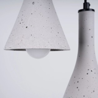 Alna 3-lights pendant lamp, cement