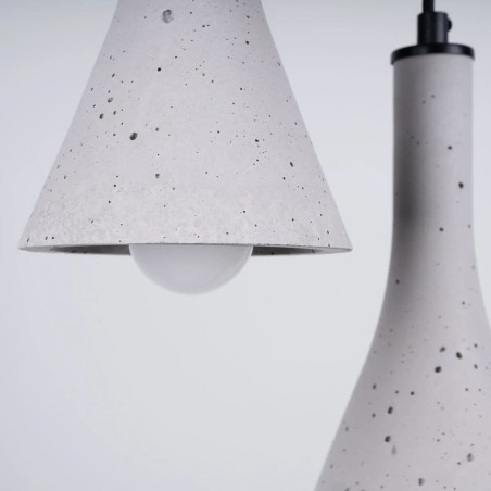 Alna 3-lights pendant lamp, cement