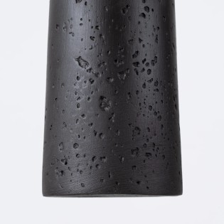 Uscuna black pendant lamp, cement