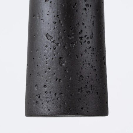 Uscuna black pendant lamp, cement