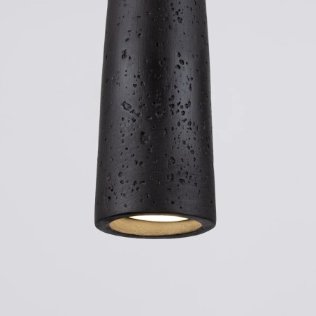 Uscuna black pendant lamp, cement