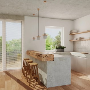 Mimo cement pendant lamp