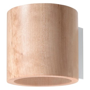 Wall light Inba, natural wood