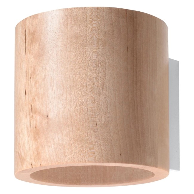 Wall light Inba, natural wood