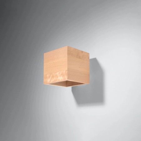 Wall light Vano, natural wood