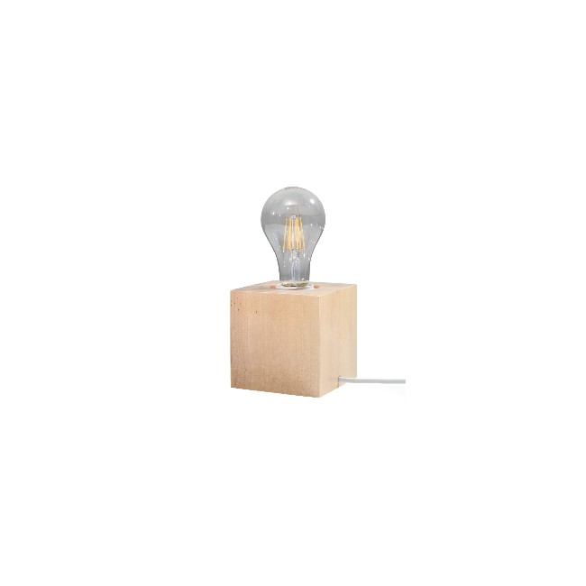 Table lamp Sorel, natural wood