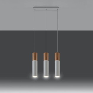 copy of Lámpara colgante Nato gris, 1 luz