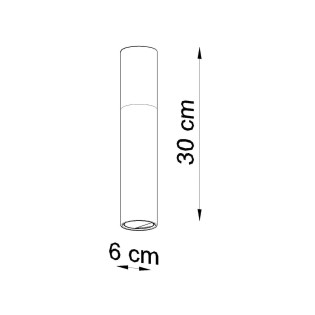copy of Lámpara colgante Nato gris, 1 luz