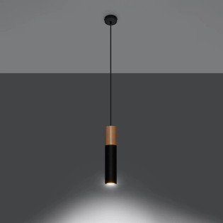 Pendant lamp Vira black