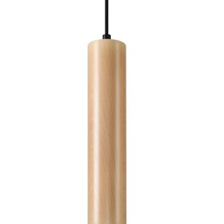 Pendant lamp Zori, natural wood