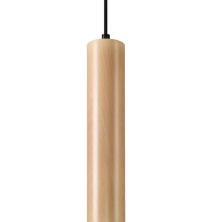 Pendant lamp Zori, natural wood