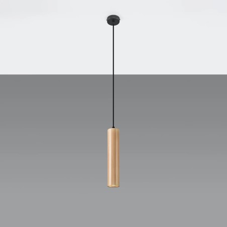 Pendant lamp Zori, natural wood