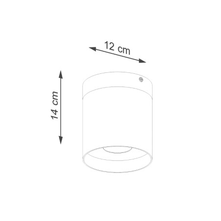 Surface spotlight Umal, white