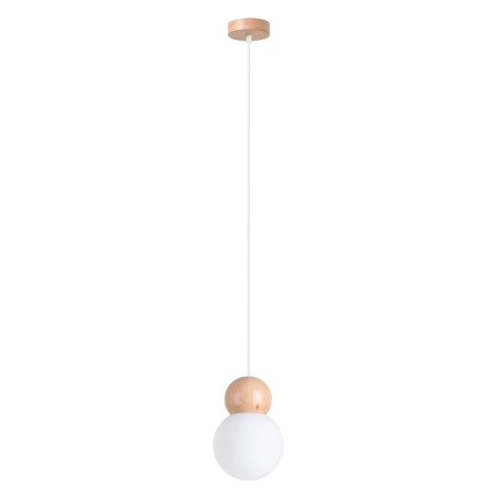 Pendant light Aeri 1 light, natural wood