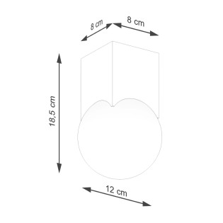 copy of Lámpara colgante Nato gris, 1 luz