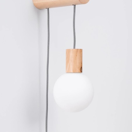 Wall light Neia G9, natural wood