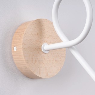 Wall light Laramo, white