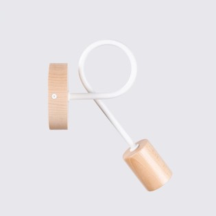 Wall light Laramo, white