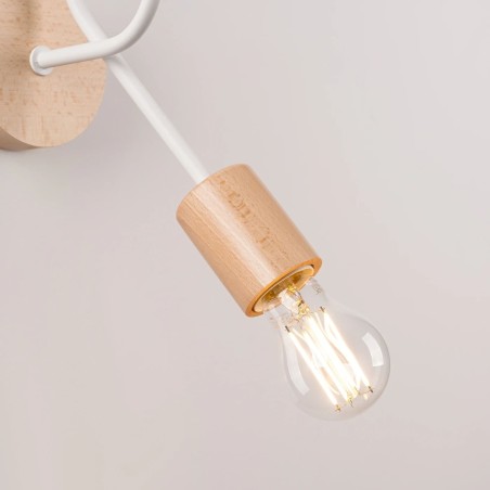 Wall light Laramo, white