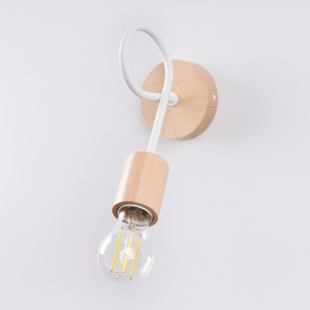 Wall light Laramo, white