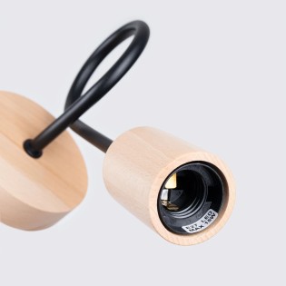 Wall light Laramo, black