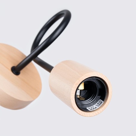 Wall light Laramo, black