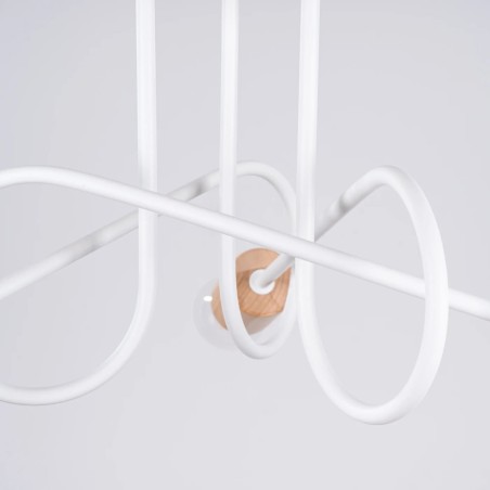 Pendant light Laramo, white, 3 lights