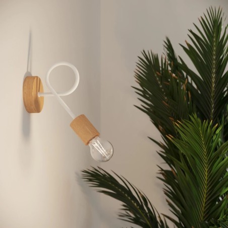 Pendant light Laramo, white, 5 lights