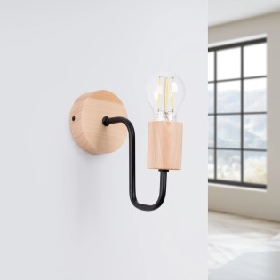 Wall light Zano, black