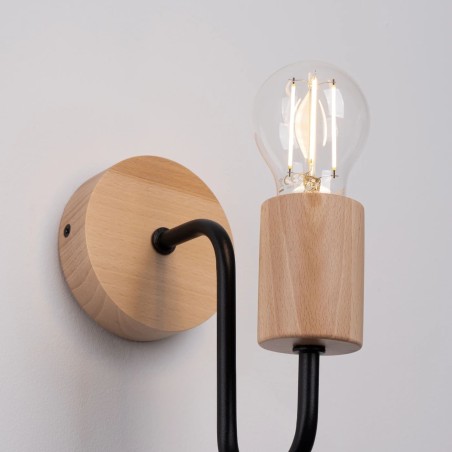 Wall light Zano, black
