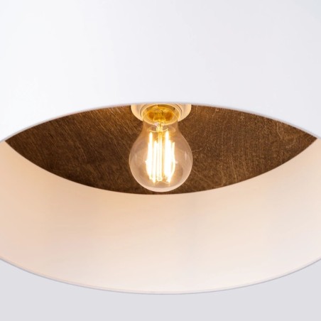 Ceiling light Inmimi, white - dark brown