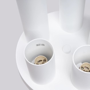 Ceiling light Vaza, white, 5 lights