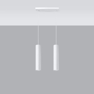 Pendant light Vaza, white, 2 lights