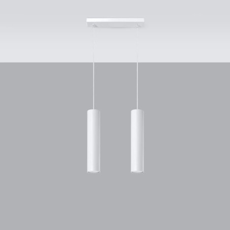 Pendant light Vaza, white, 2 lights