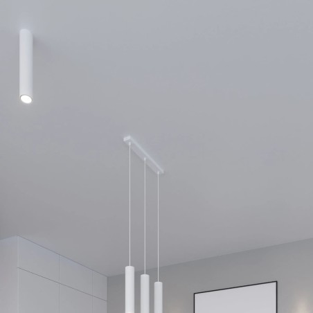 Pendant light Vaza, white, 3 lights