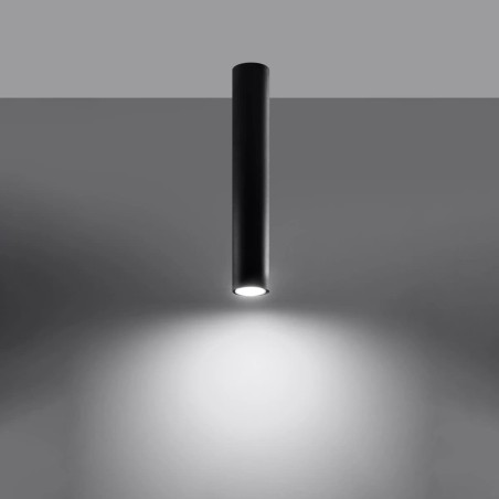 Surface spotlight Vaza black 40