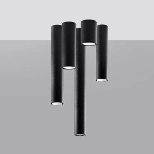 Surface spotlight Vaza black 60