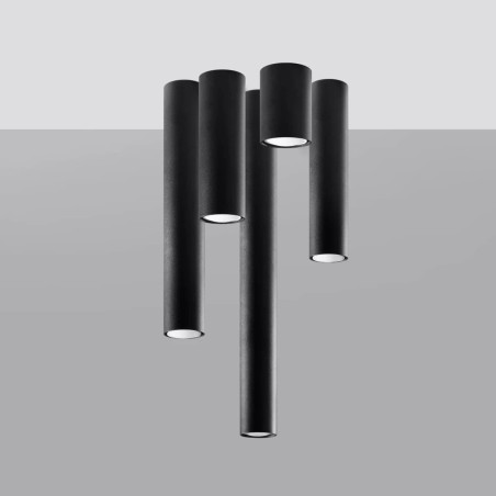 Surface spotlight Vaza black 60