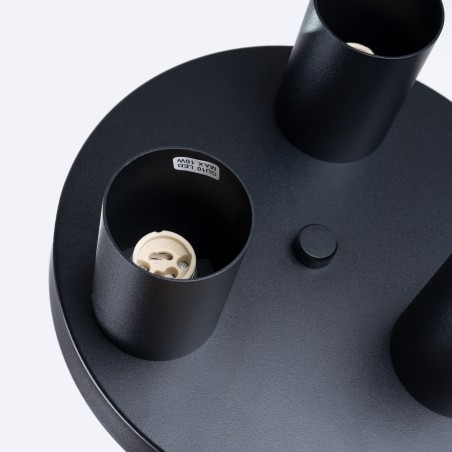 Ceiling light Vaza, black, 3 lights