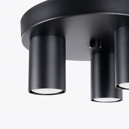 Ceiling light Vaza, black, 3 lights