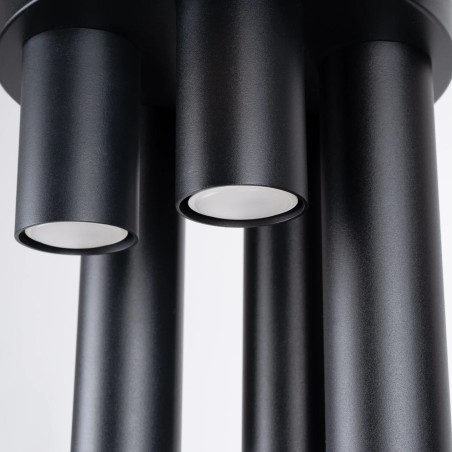 Ceiling light Vaza, black, 5 lights
