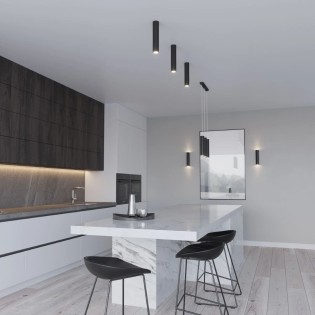 Pendant light Vaza, black, 3 lights