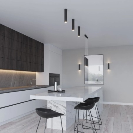 Pendant light Vaza, black, 3 lights