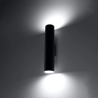 Wall light Vaza, black, 2 lights