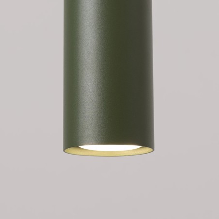 Pendant light Vaza, olive green, 1 light