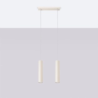 Pendant light Vaza, beige, 2 lights