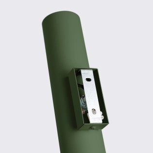 Wall light Vaza, olive green, 2 lights