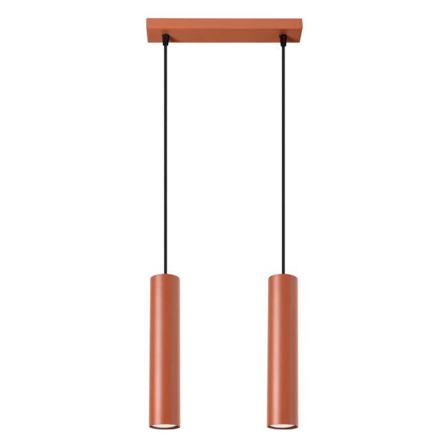 Pendant light Vaza, red, 2 lights