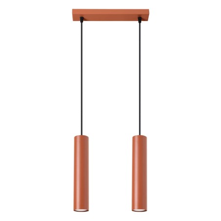 Pendant light Vaza, red, 2 lights