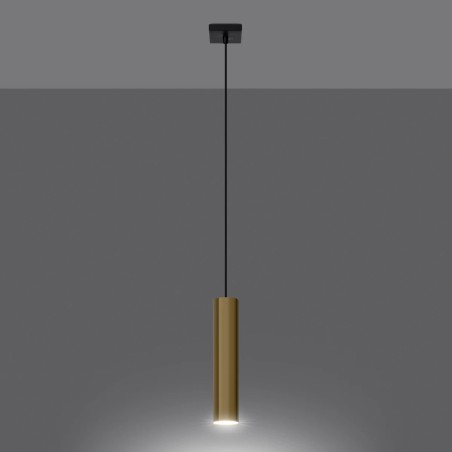 Pendant light Vaza, polished gold